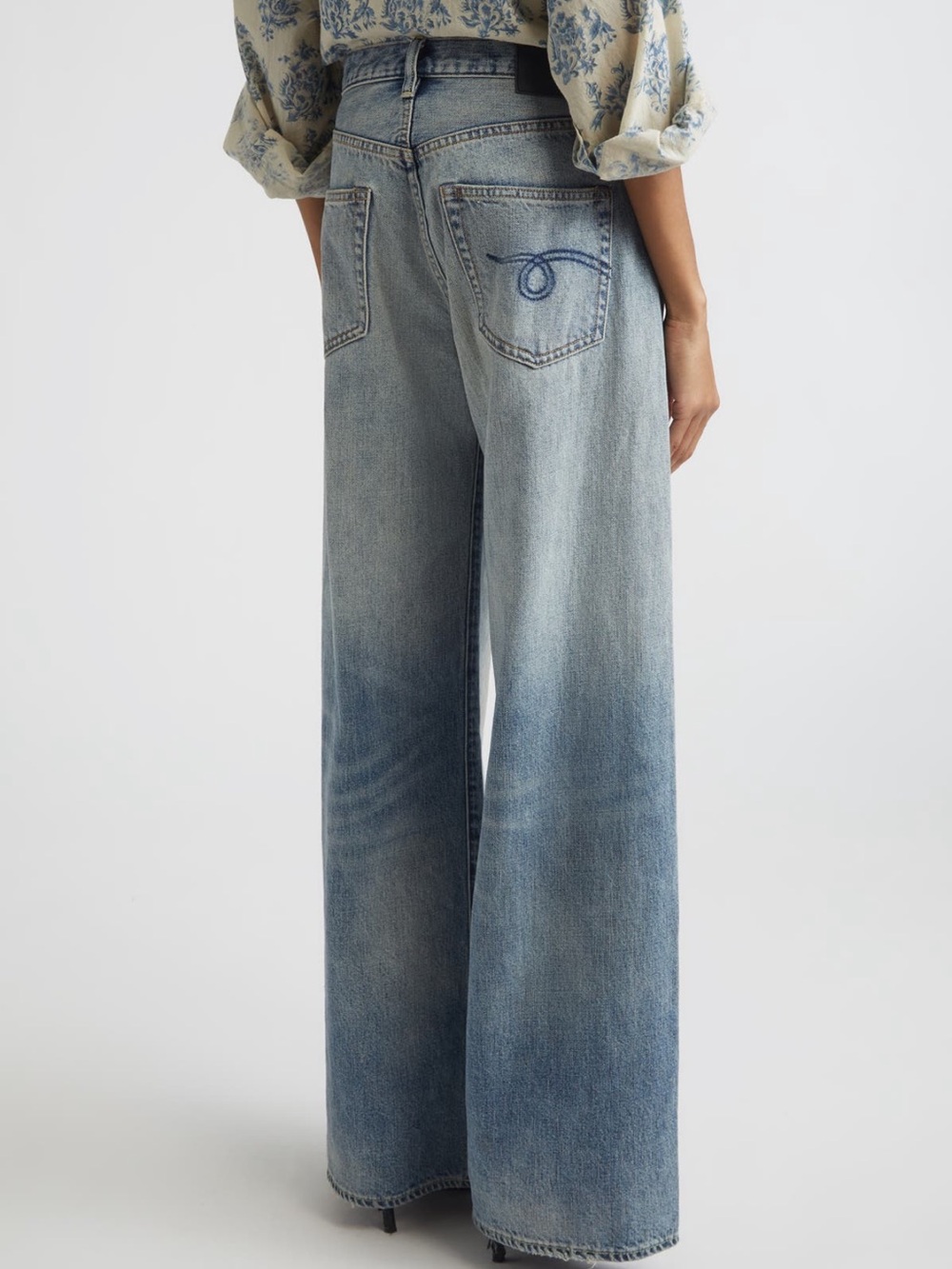 R13 D’Arcy wide leg flare jean NWT size 29